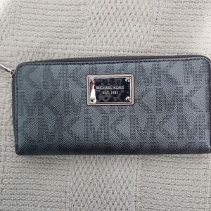 Michael Kors Charcoal Logo Wallet